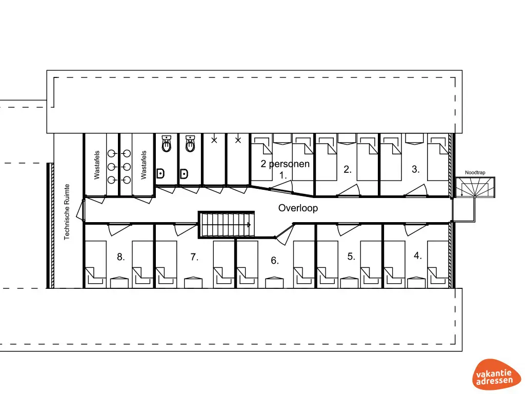 Ferienwohnung in Losser (Overijssel) für 35 Personen.