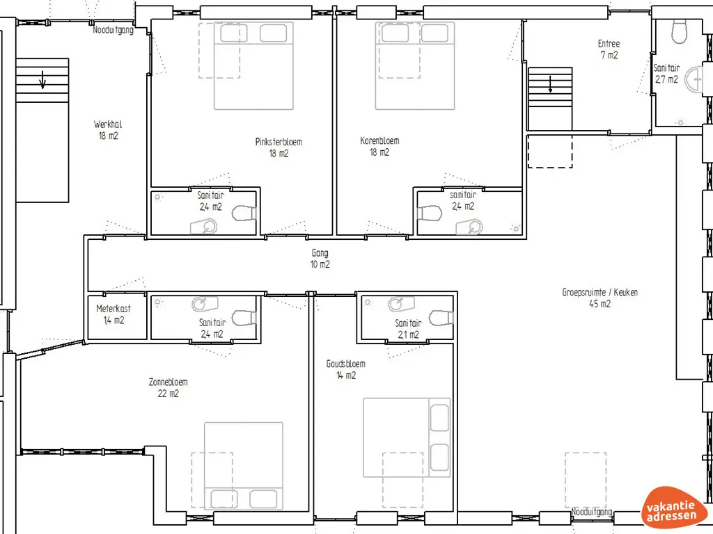Vakantieadressen accommodatie afbeelding