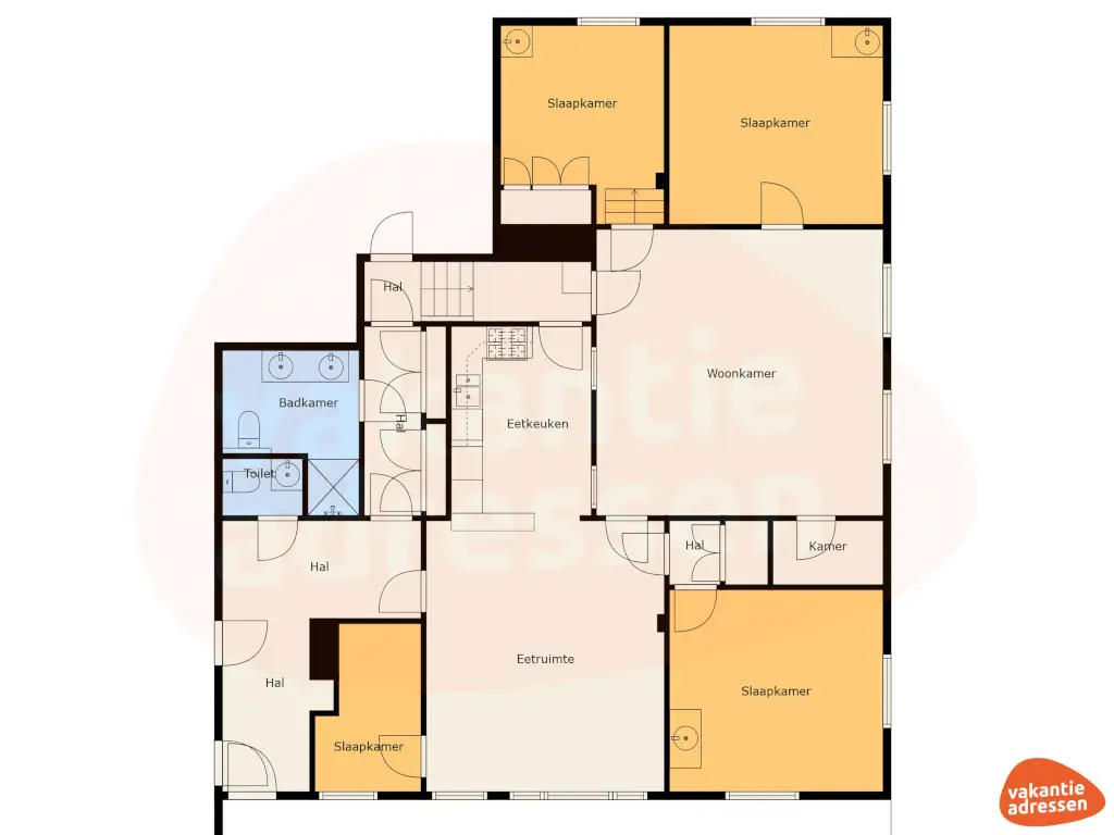 Vakantieadressen accommodatie afbeelding