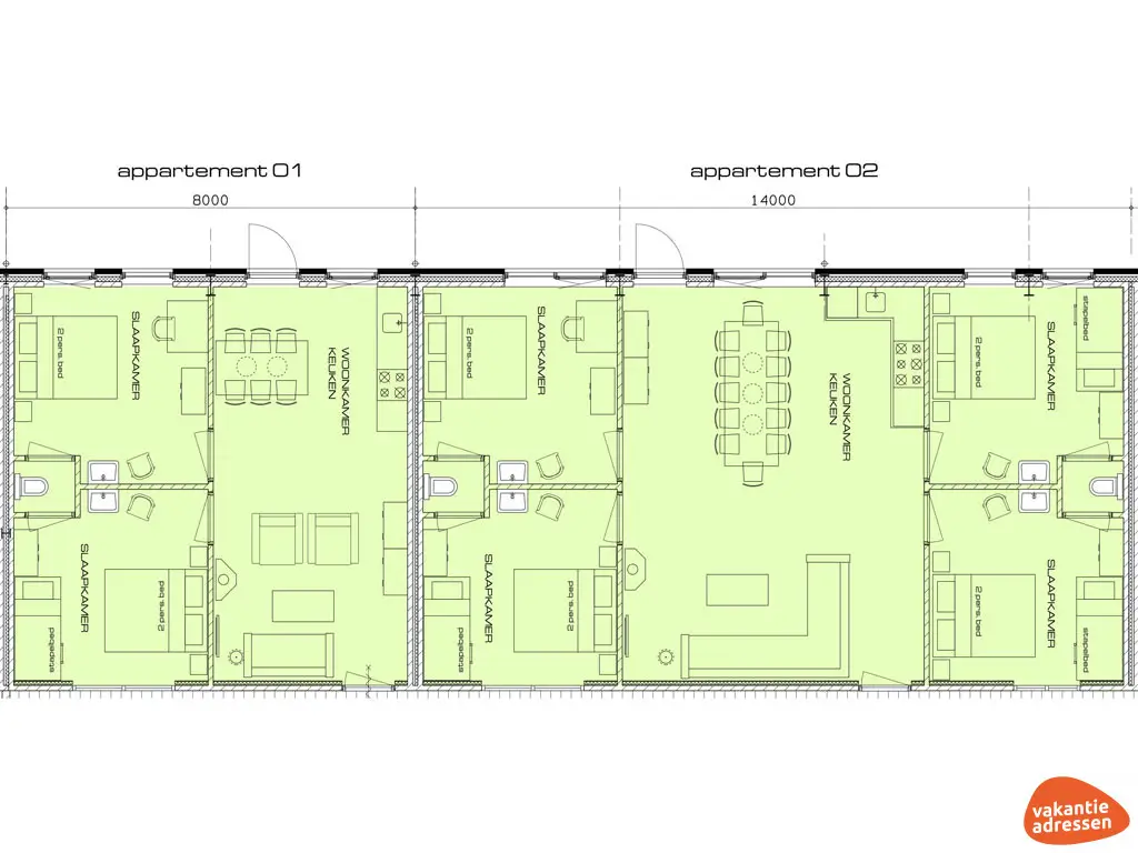 Vakantieadressen accommodatie afbeelding