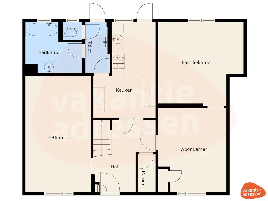 Vakantieadressen accommodatie afbeelding