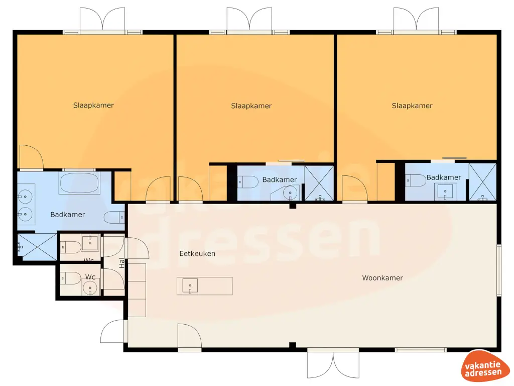 Vakantieadressen accommodatie afbeelding