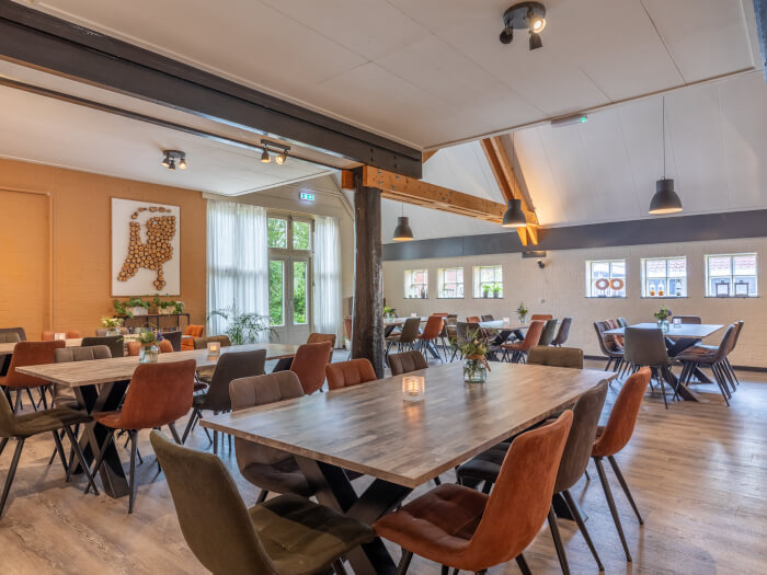 Ferienwohnung in Orvelte (Drenthe) für 80 Personen.