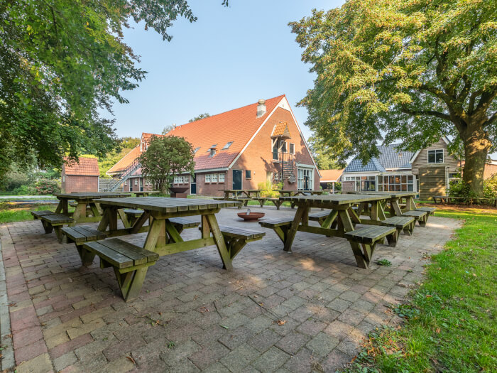 Ferienwohnung in Orvelte (Drenthe) für 80 Personen.