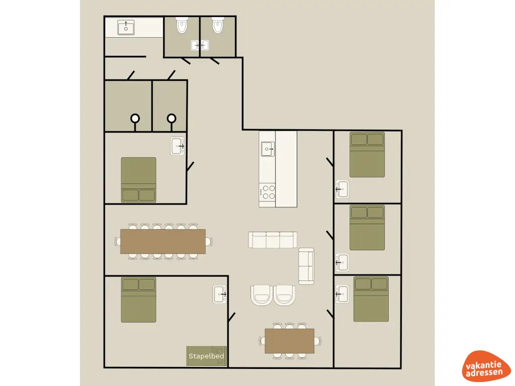 Vakantieadressen accommodatie afbeelding