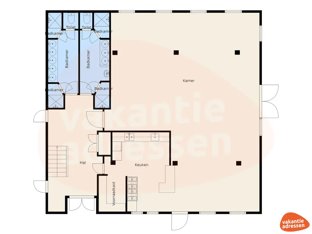 Vakantieadressen accommodatie afbeelding