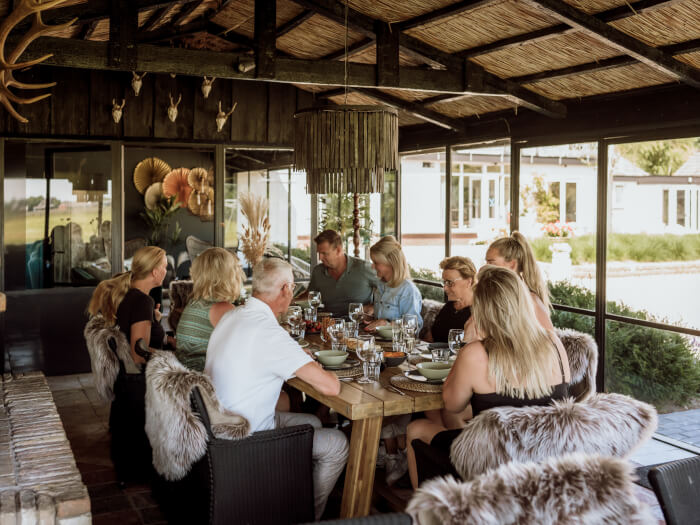 Ferienwohnung in Venhuizen (Nordholland) für 20 Personen.