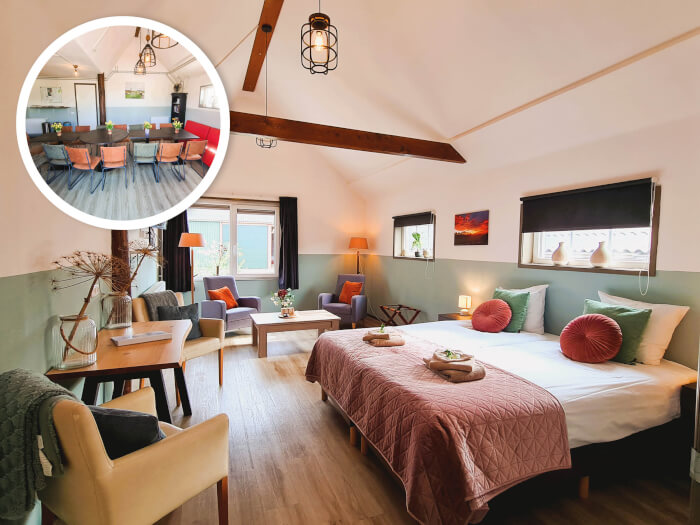 Ferienwohnung in De Veenhoop (Friesland) für 11 Personen.