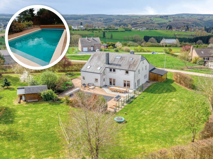 Ferienwohnung in Nadrin (Ardennen) für 15 Personen.