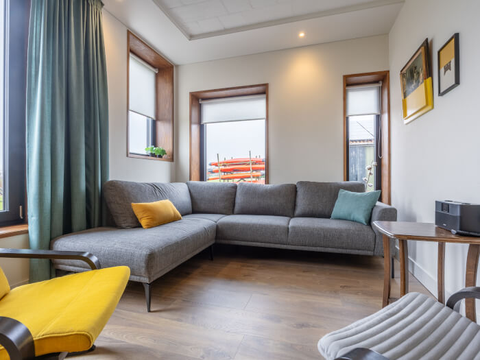 Ferienwohnung in Sloten (Friesland) für 12 Personen.