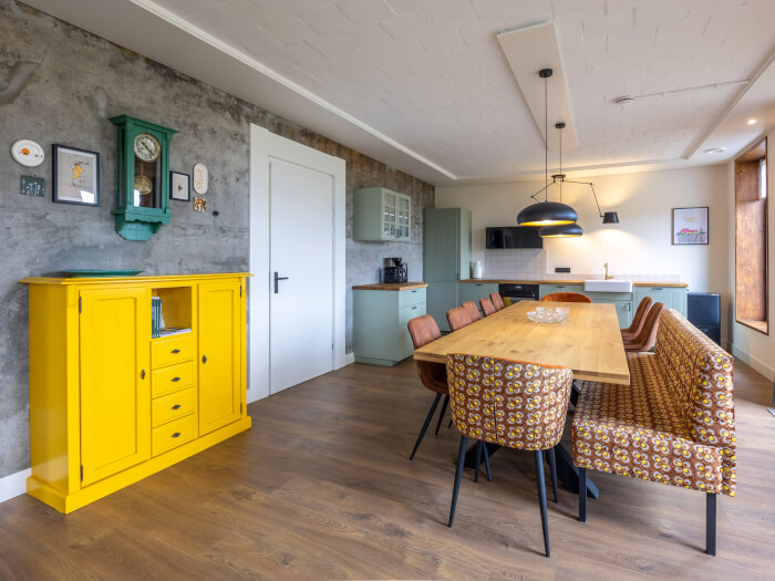 Ferienwohnung in Sloten (Friesland) für 12 Personen.