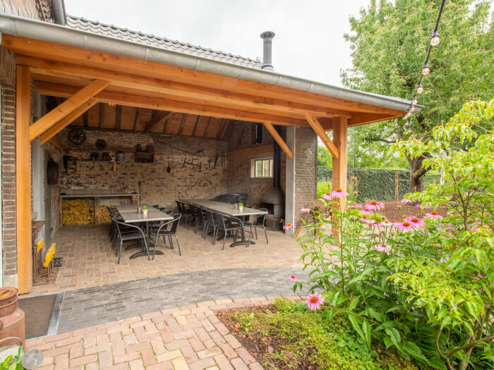 Ferienwohnung in Roggel (Limburg) für 30 Personen.
