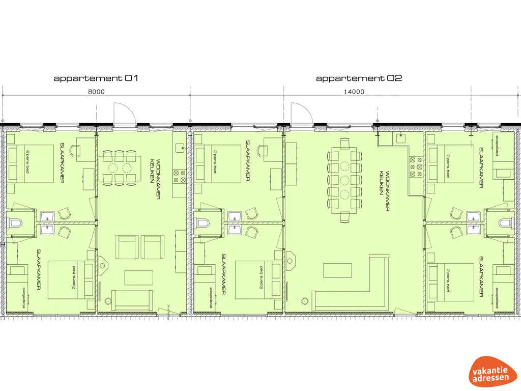 Vakantieadressen accommodatie afbeelding